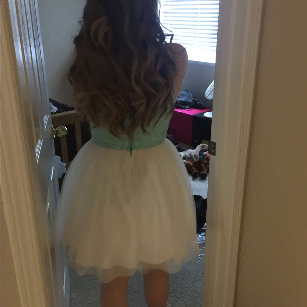 Halter top formal dress from Dillard’s